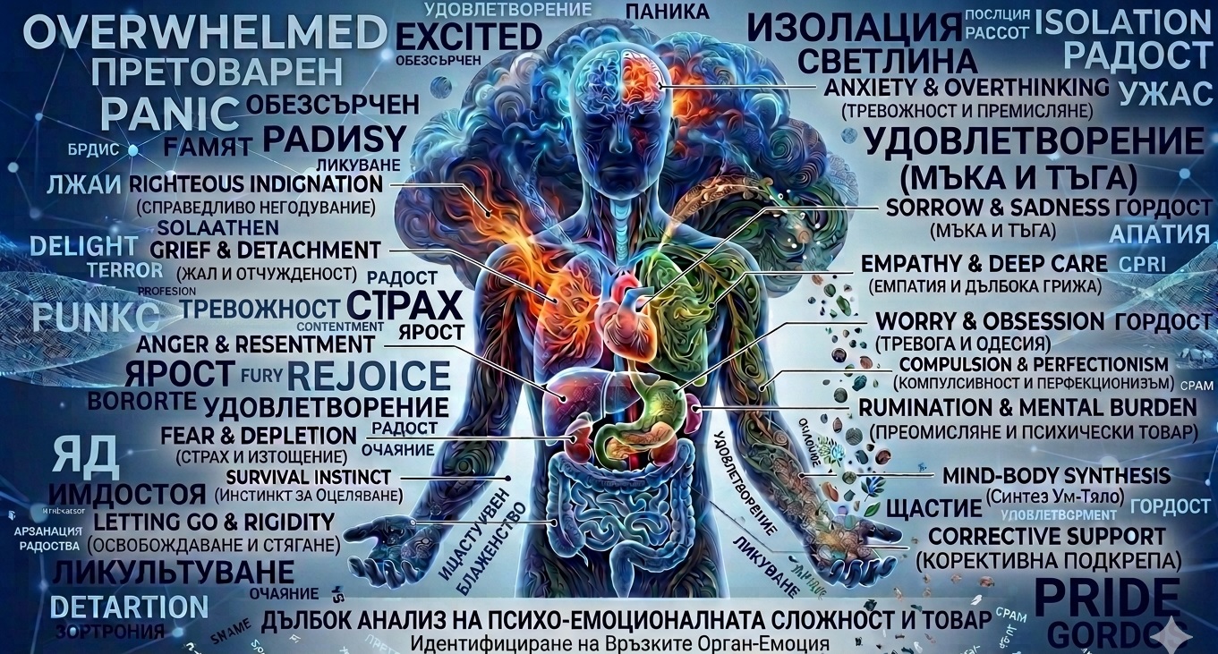 Анализ на стресовите състояния и емоционалния товар върху организма
